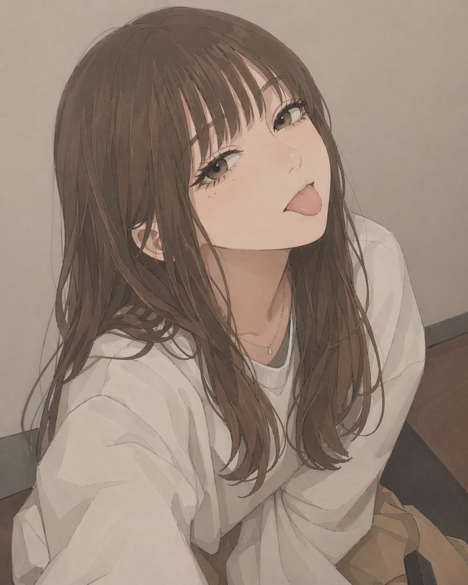 Profile / Avatar - Censored Anime Girl Selfie Portrait