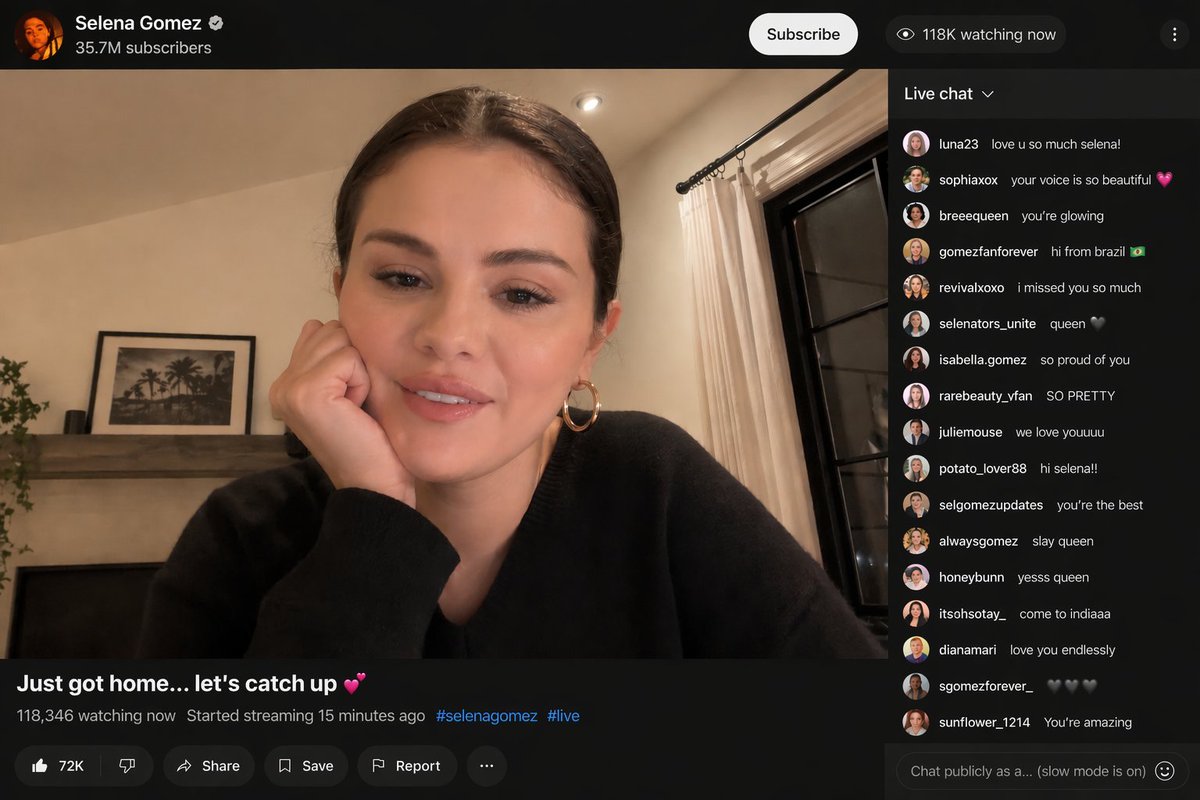 YouTube Thumbnail - Celebrity Livestream Concept