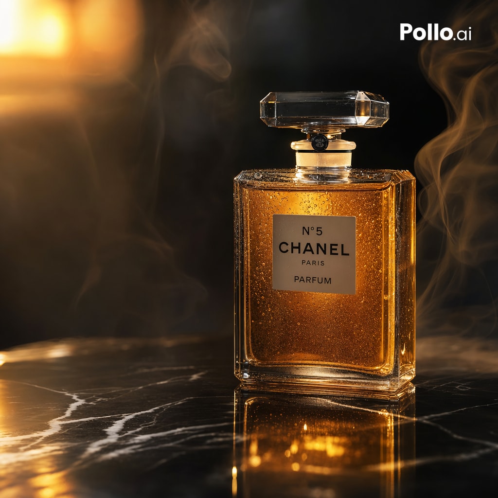 E-commerce Main Image - Luxury Perfume Ad Shot