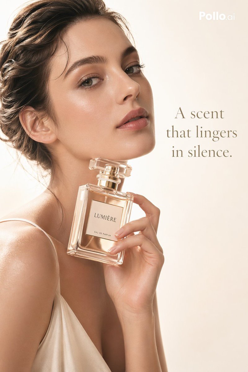 E-commerce Main Image - Luxury Perfume Editorial Ad
