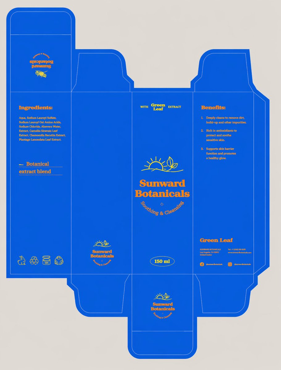 E-commerce Main Image - 3D Product Box Dieline Visualization