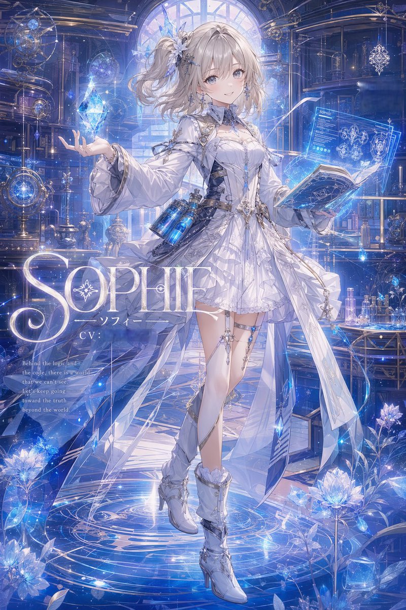 Game Asset - Overdecorated Sophie Magic Poster