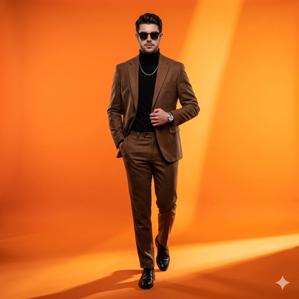 Profile / Avatar - High-Fashion Gradient Studio Portrait