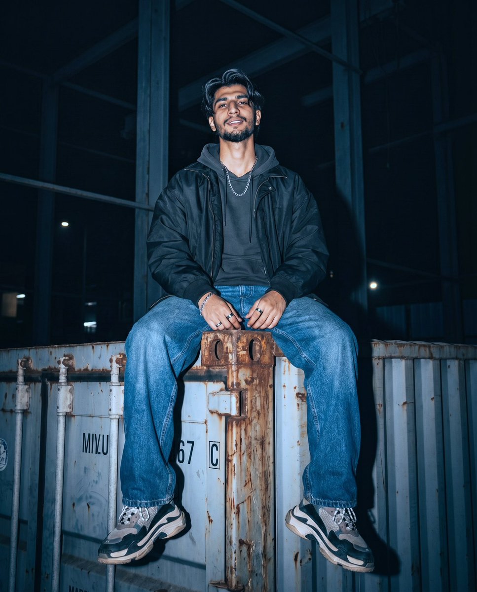 Social Media Post - Industrial Streetwear Editorial