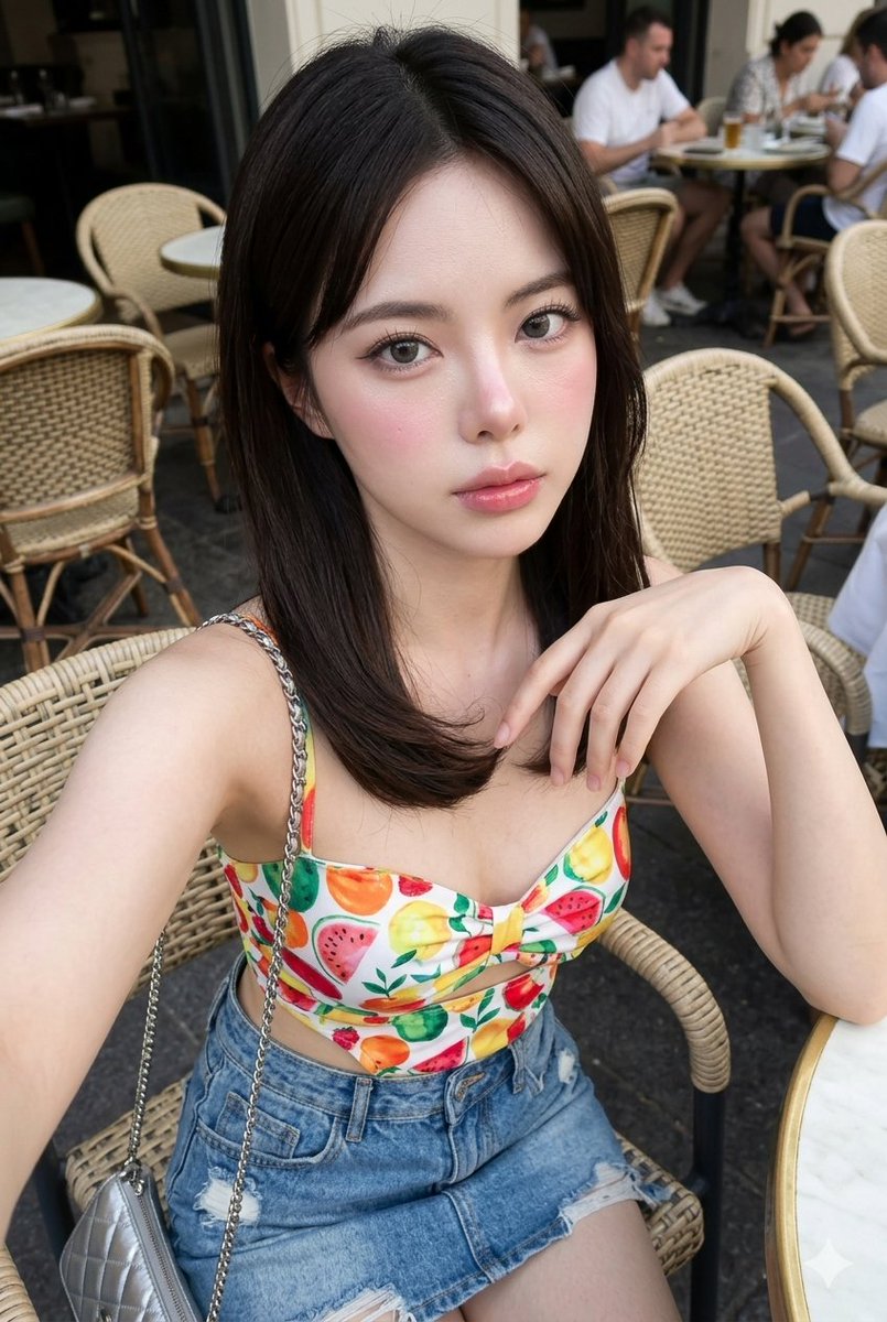 Social Media Post - Korean Glass-Skin Cafe Portrait