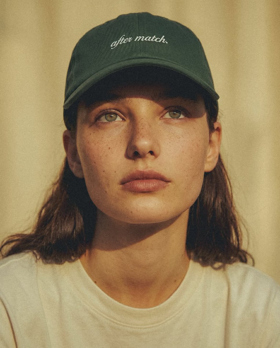 Social Media Post - Fashion Editorial Green Cap Portraits