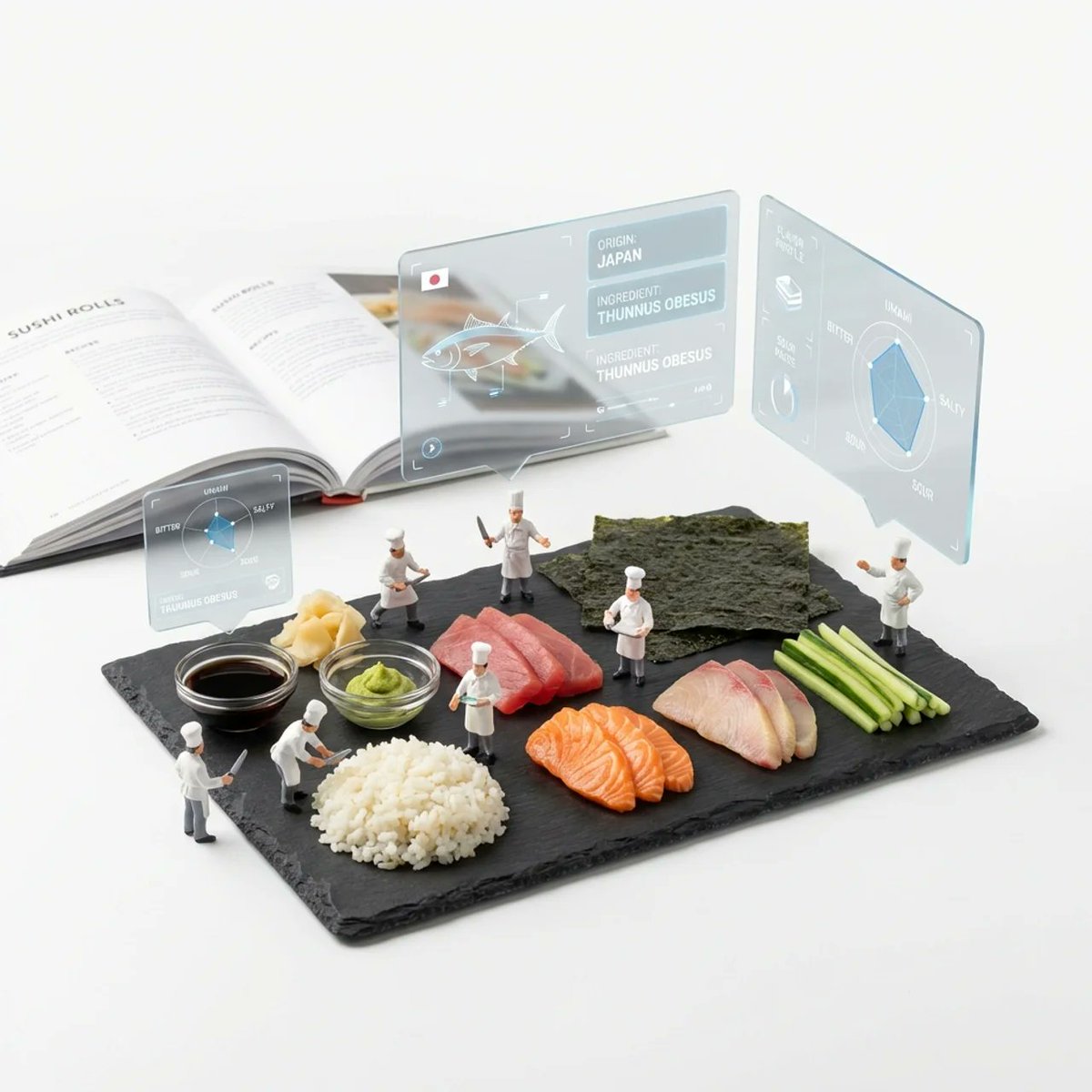 Infographic / Edu Visual - Deconstructed Ingredients Visualization