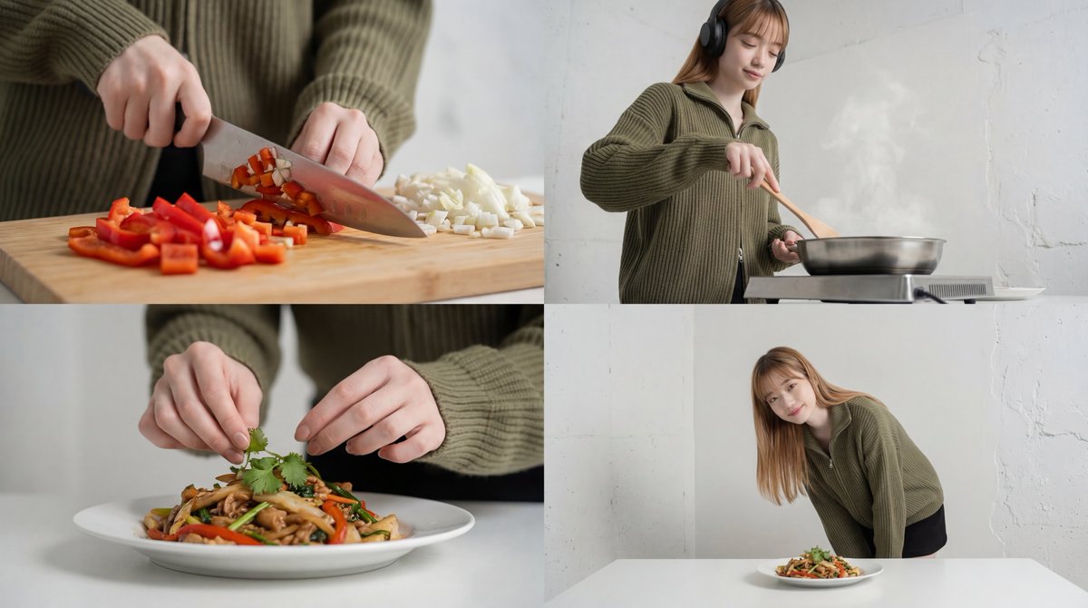 YouTube Thumbnail - Cinematic Food Short Video Prompt (Summary)