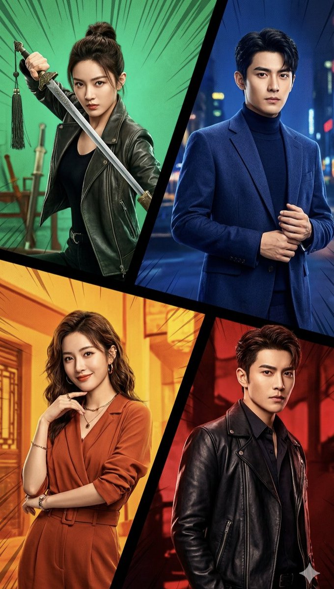 Comic / Storyboard - Cinematic Action Collage Split-Screen