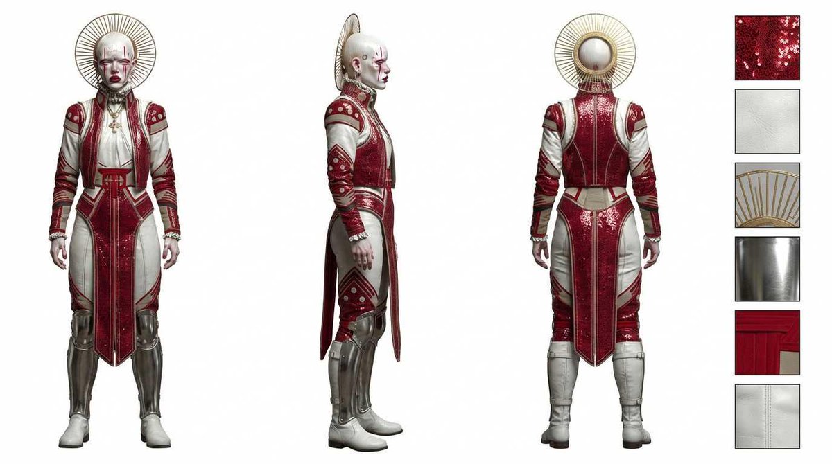 Comic / Storyboard - Photorealistic Character Design Sheet