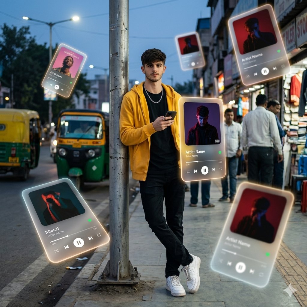 Product Marketing - AR Augmented Reality Street Scene