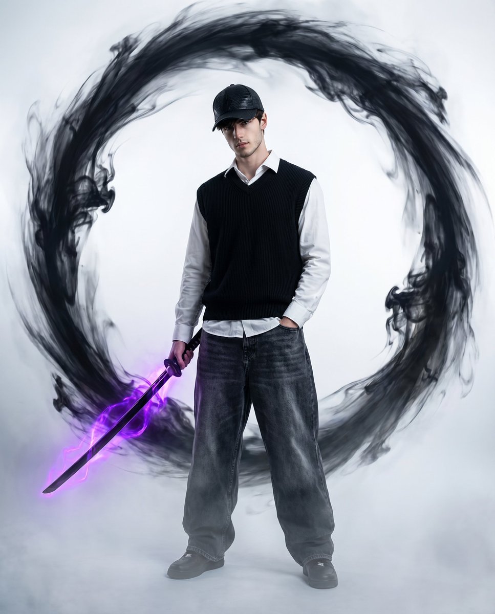 Game Asset - Vortex Katana Warrior